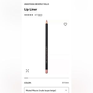 New Never Used Anastasia Beverly Hills Lip Liner in color Muted Mauve